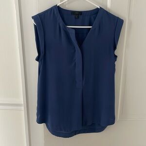 J Crew size 4 blue work top